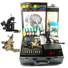 professionelle Tattoo Kits 4 Waffen rotary Tattoo Maschine Kits Tattoo Piercing Kits